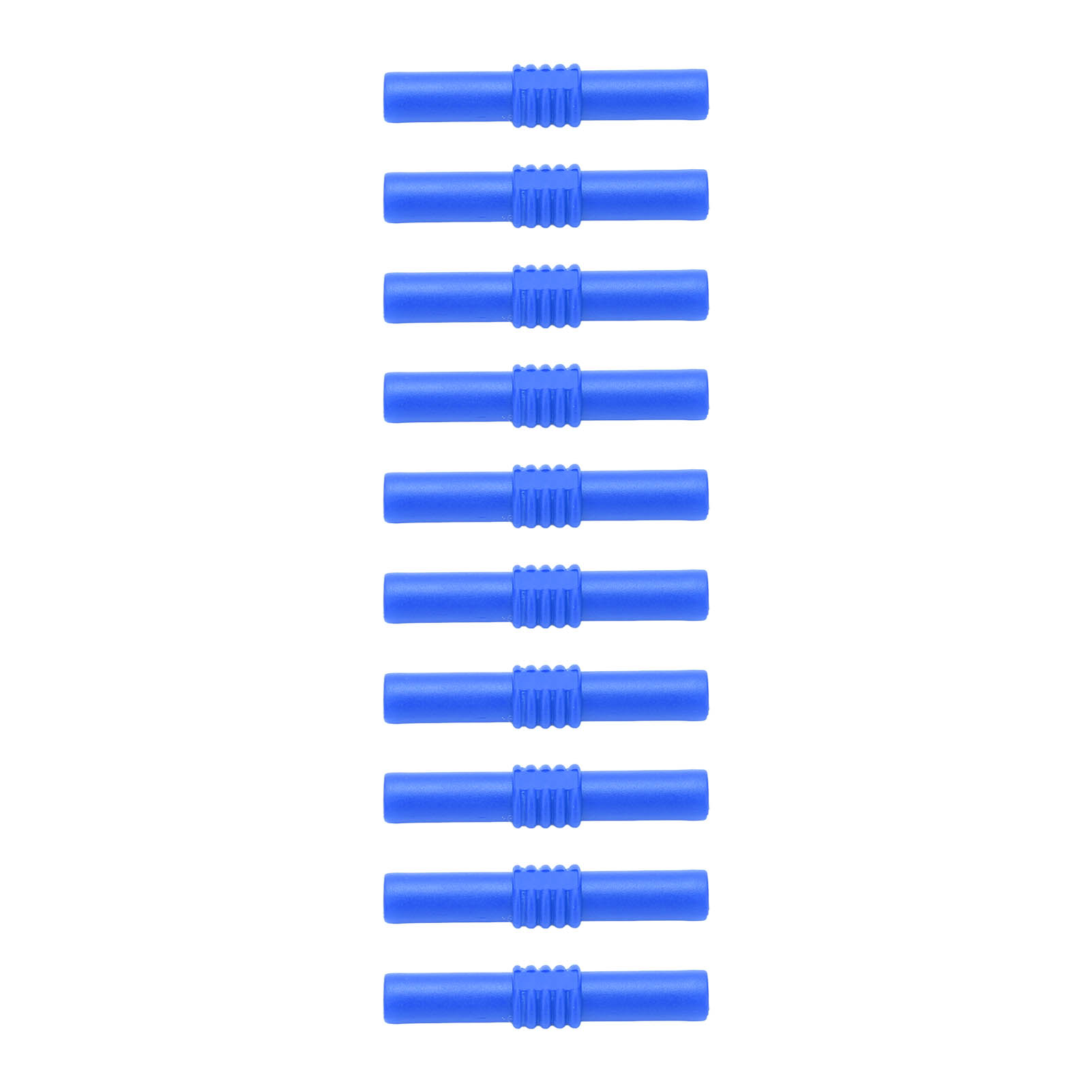 4-mm-isolierte Bananenstecker (buchse-buchse), 10er-pack, Bananenstecker-verlängerung Für Elektronische Geräte, Blau