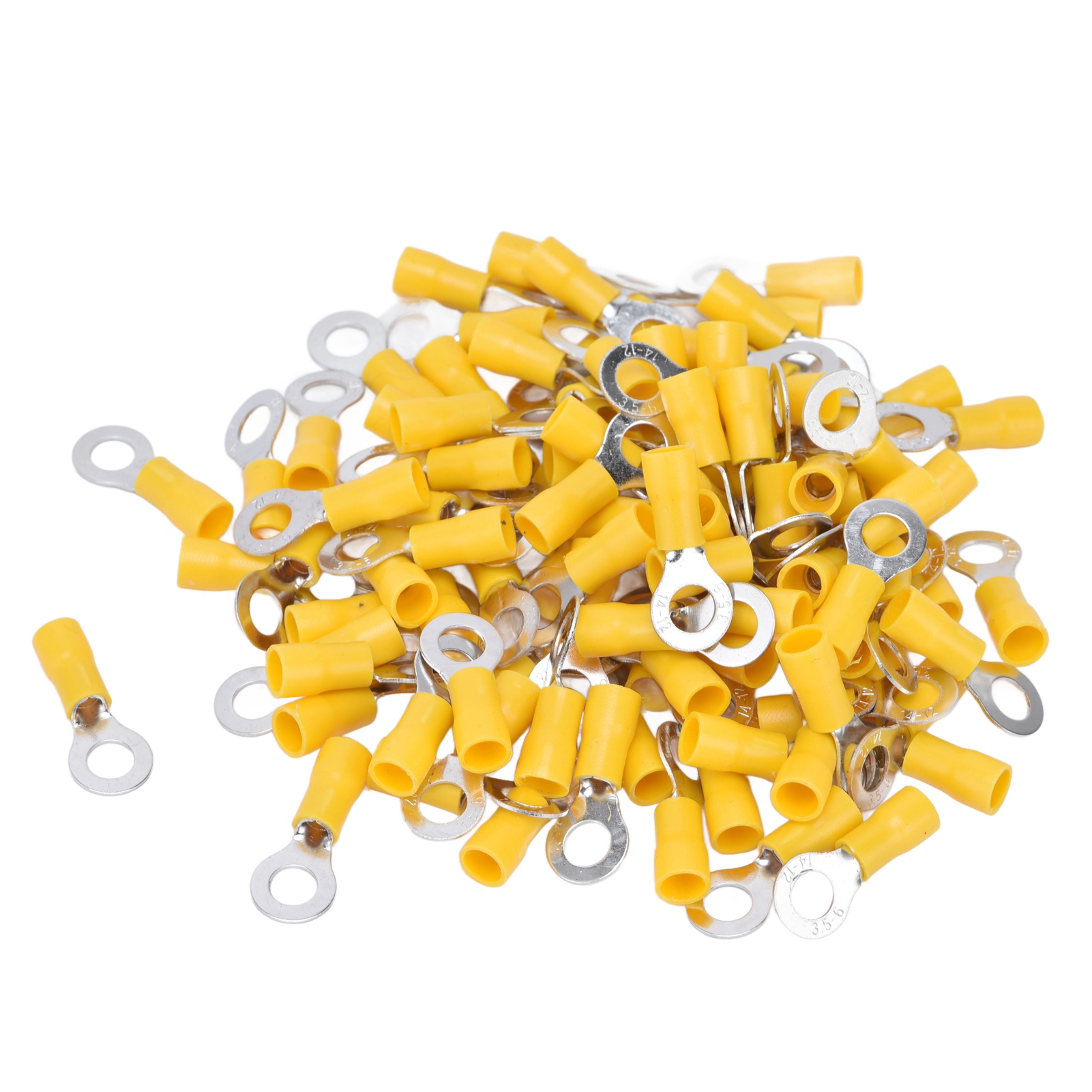 100 Pvc-isolierte Kupfer-crimpverbinder, Elektrische Steckverbinder Für Die Verkabelung, 100er-packung, Elektronische Geräte
