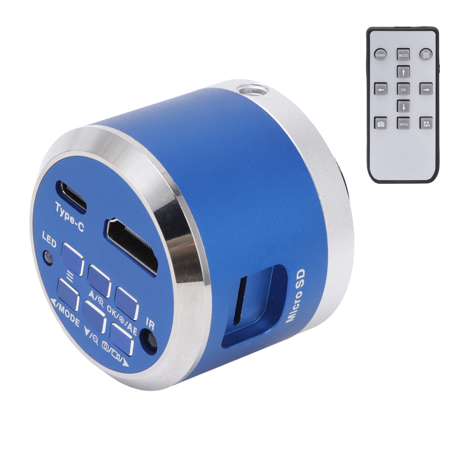 4k Uhd Mikroskopkamera Mit Hdmi-ausgang, 100-240v Eu-stecker-netzteil, Für Hochpräzise Videobeobachtung, Digitale Bildgebungsgeräte, Labor- Und Industrieanwendungen.