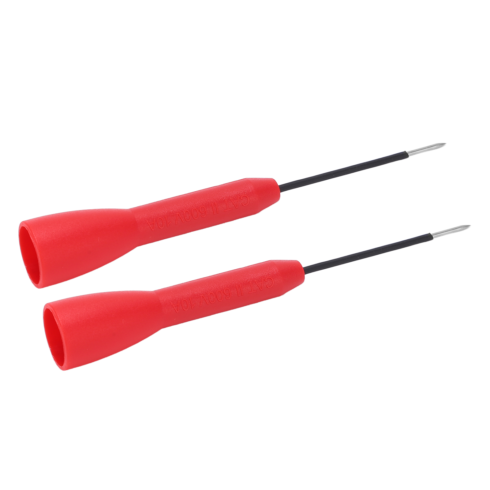 2 Multimeter-prüfspitzen, 1 Mm Durchstoßnadel, 600 V, 10 A, Rot, Isoliert, Einfach Zu Bedienen, 2er-pack