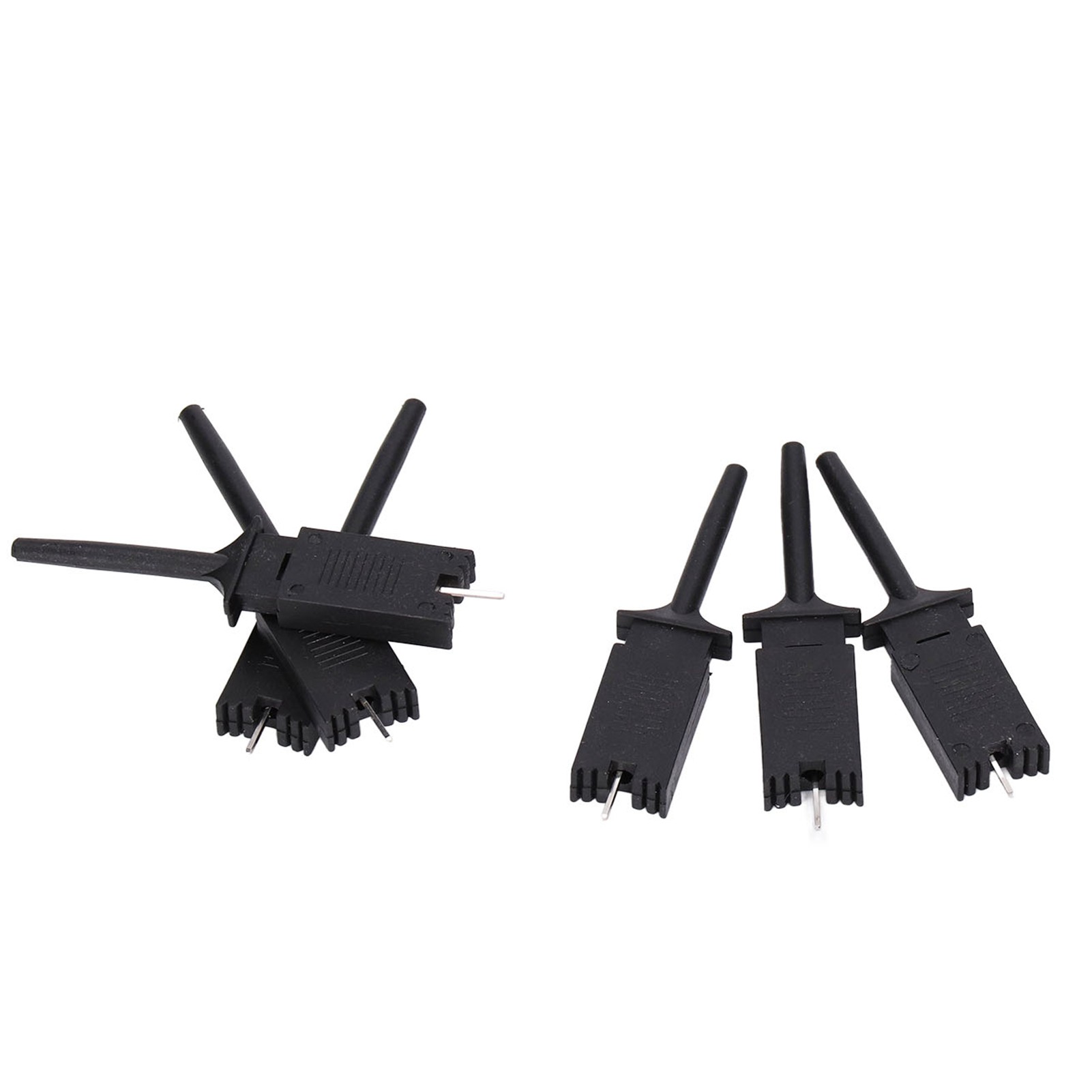 10 Krokodilklemmen Smd Ic Mini Jump Probe Testwerkzeug Für Logikanalysatoren Elektronikexperimente (lot)