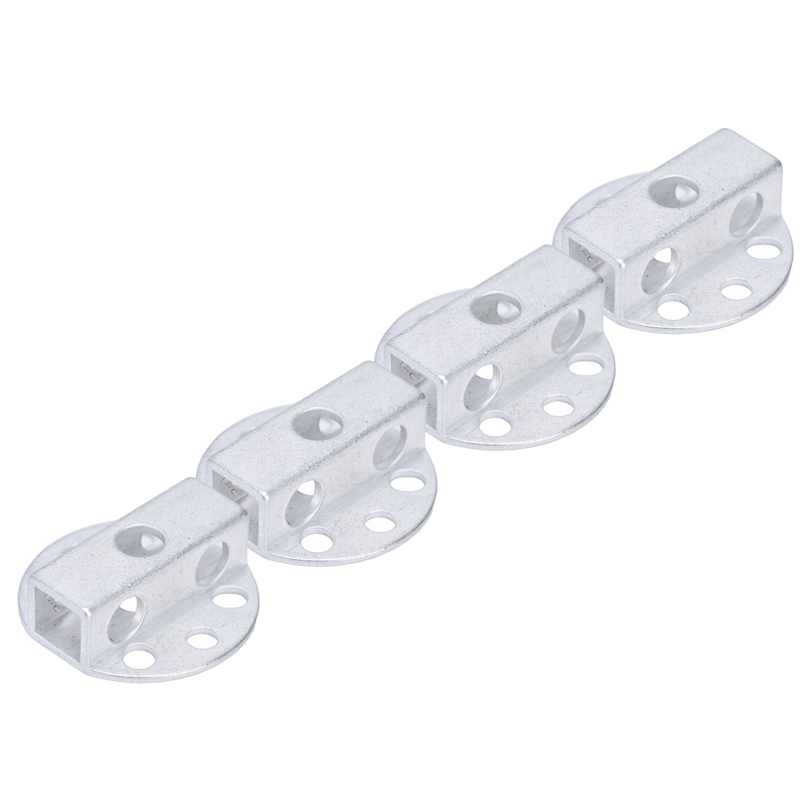 4-teilige Quadratische Aluminium-roboterhalterung, Trägermontagesatz, Hochbelastbare Montagehalterung, Satz Mit 4 Eckwinkeln Für Roboterstrukturen, Modell 5900-0008-0008