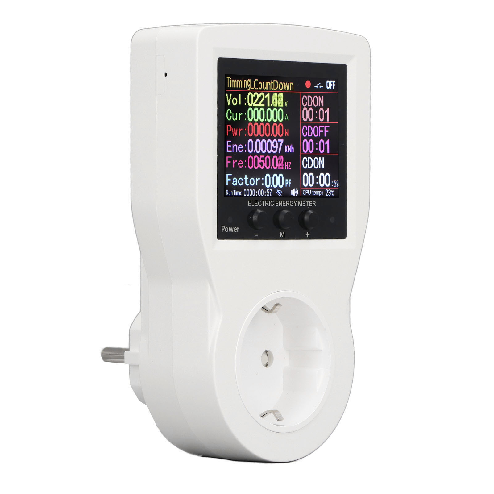 Intelligente Wlan-steckdose 16a 3680w, Vernetzte Steckdose Mit Echtzeit-verbrauchsmessung, Kompatibel Mit 85-265v, Eu-stecker, Fernüberwachung.