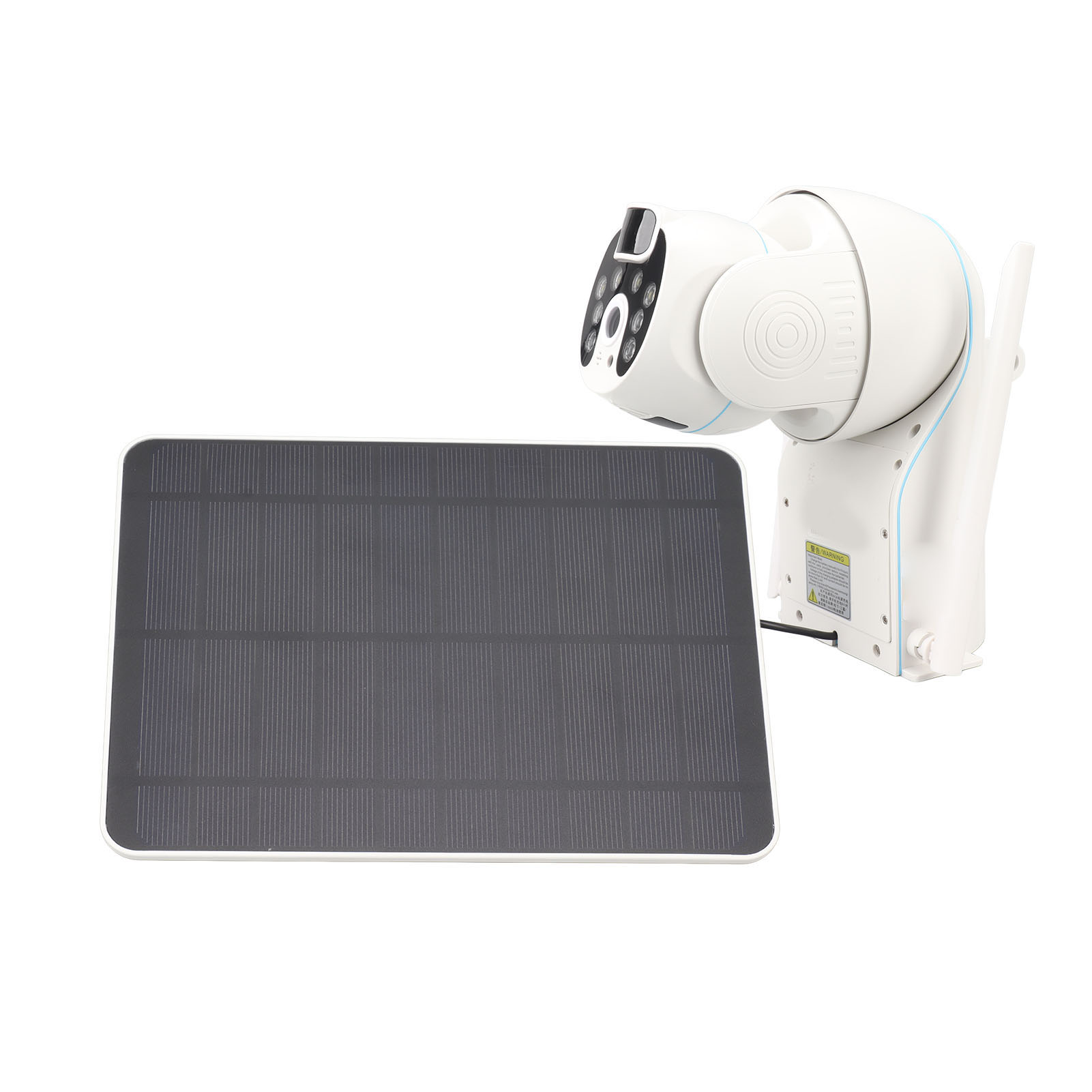 1080p Drahtlose Solar-überwachungskamera Für Den Außenbereich, Einfache Installation, 2,4-ghz-wlan, Garten, Nachtsicht, Wasserdicht, Bewegungserkennung.