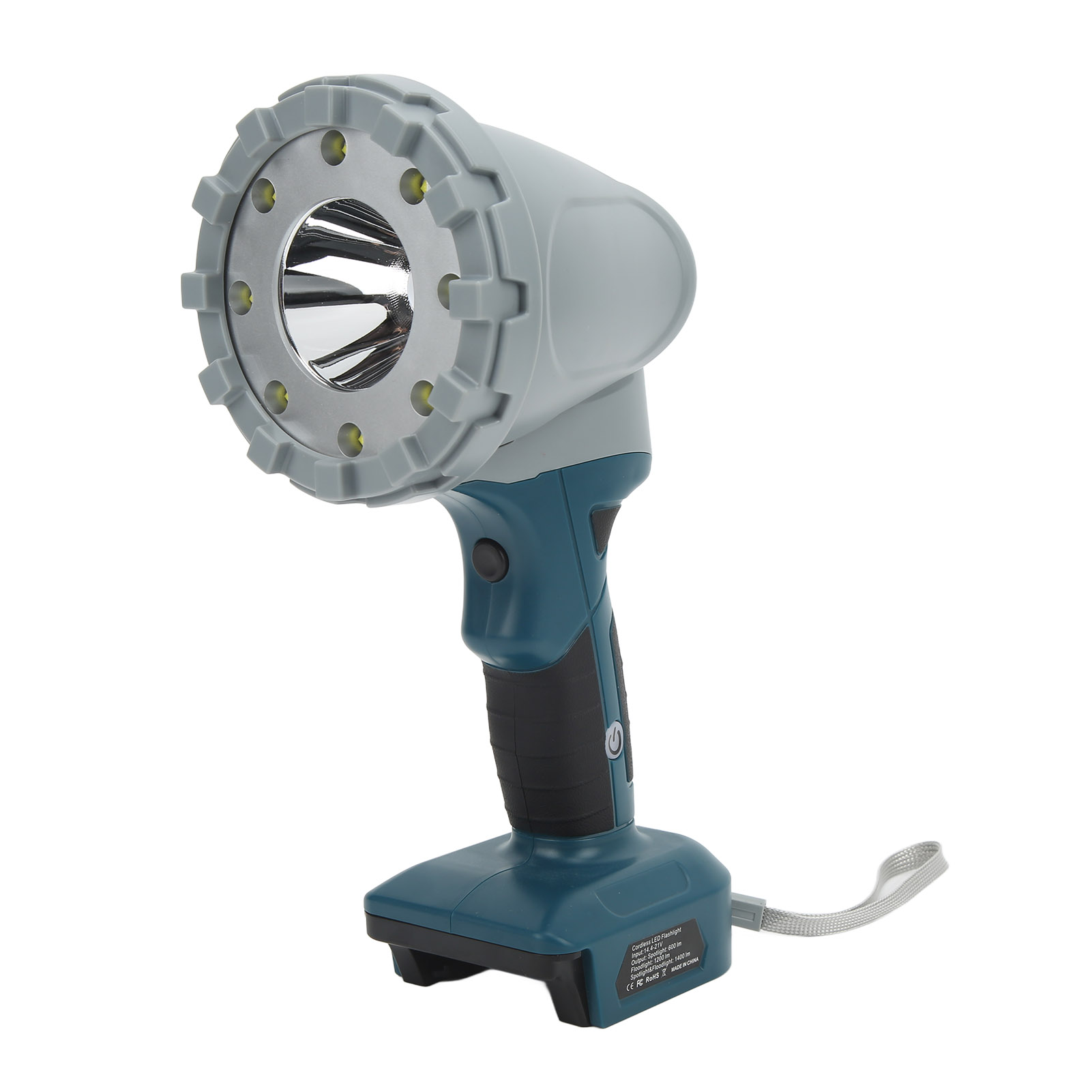 Tragbare, Wiederaufladbare Arbeitsleuchte, 3 Beleuchtungsmodi, Abs-gehäuse, Handlampe Für Werkstatt- Und Fabrikarbeiten.