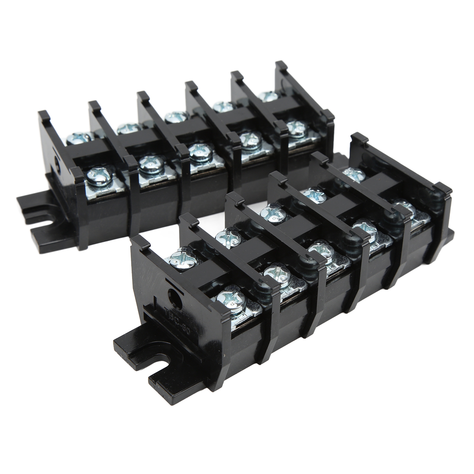 Packung Mit 50 Kompakten Elektrischen Steckverbindern, Universeller Abs-isolierklemmenblock, 60a 600v Drahtanschluss, Schraubklemmen Für Die Verdrahtung.