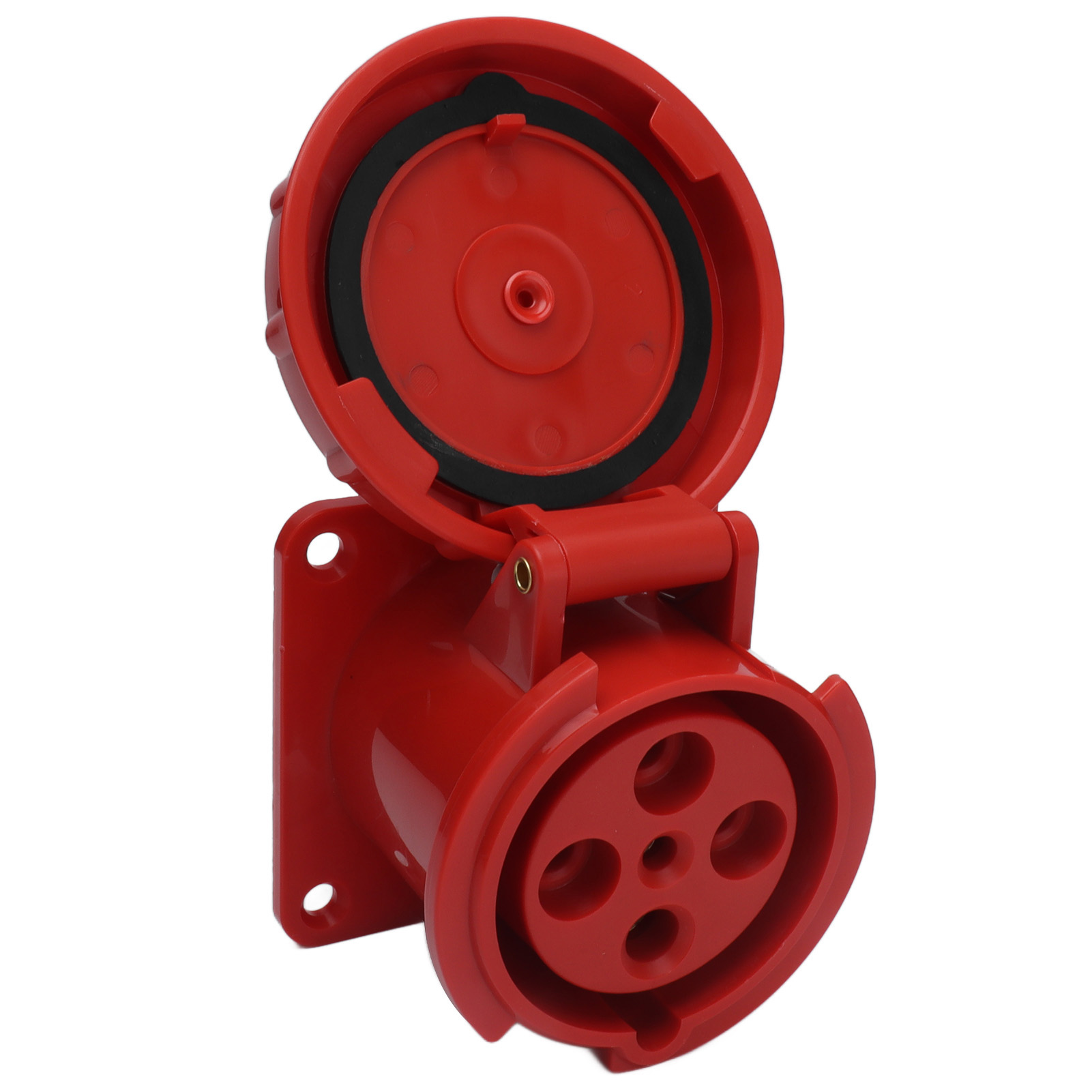 Wasserdichter 4-poliger Industrie-luftfahrtstecker 380 V–415 V 63 A 3p+e Ip67, Staubdichter Stecker Für Den Professionellen Einsatz