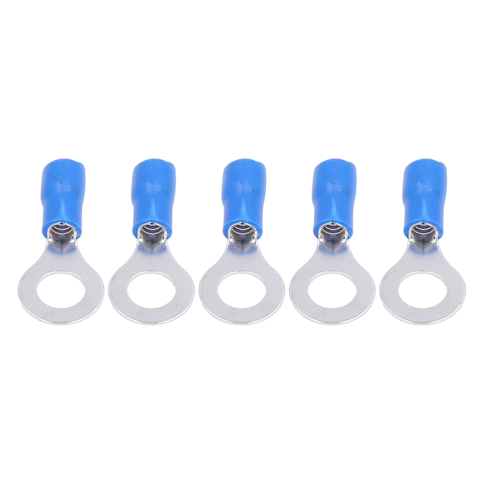 100 Pvc-isolierte Kupfer-ösenklemmen, Crimpverbinder Awg 16-14, Packung Mit 100 Stück Für Maschinen