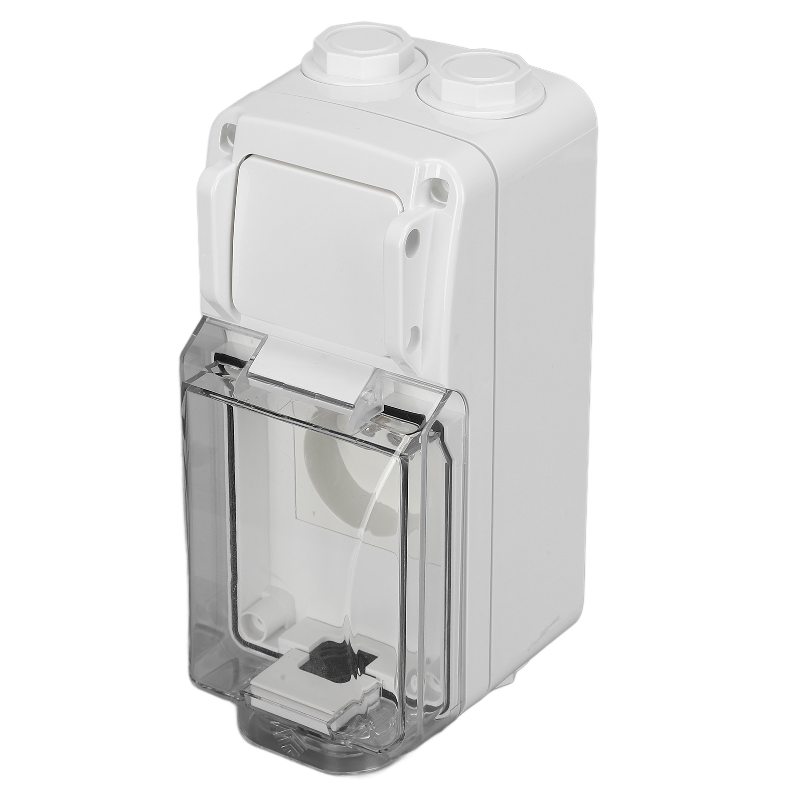 Wasserdichte Ip66-steckdose Mit Kombiniertem Zweiwegeschalter Und Ausgang, Abs-gehäuse, Französischer Standard 250 V 16 A