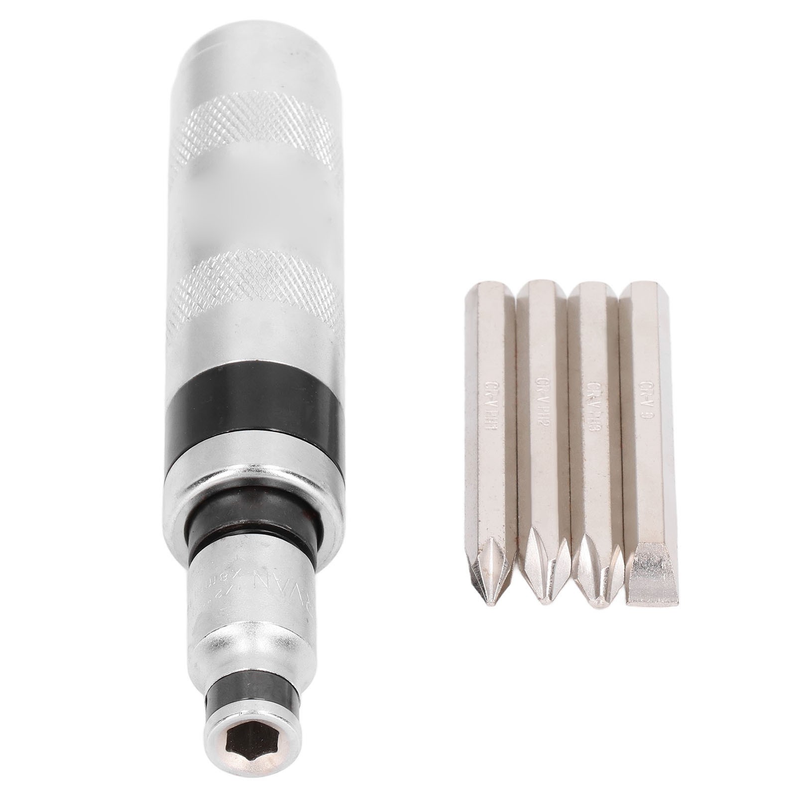 Set Mit 5 Umkehrbaren Schlagschraubern, 1/2-zoll-sechskantbit, Handwerkzeug Für Reparaturen