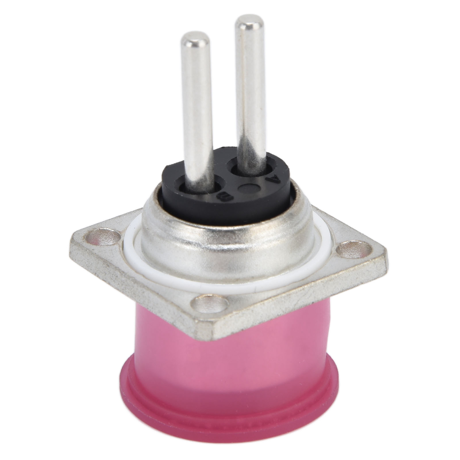 Zweipoliger Luftfahrt-elektrostecker, Quadratischer Flanschstecker, Dc 60 V 20 A, C10-747487-z2p, Wasserdichter Industriestecker