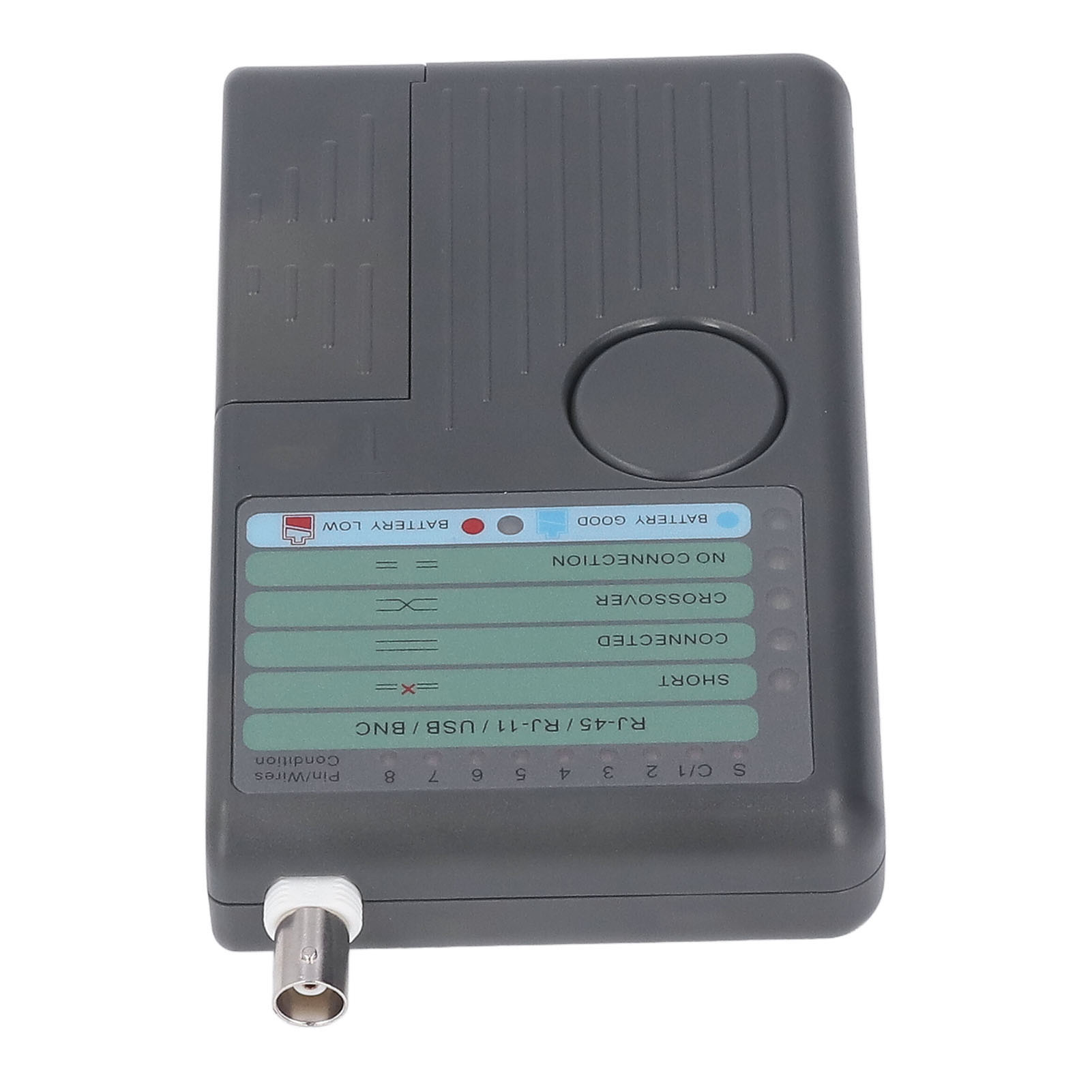 4-in-1 Netzwerktester Mit Led-anzeige, Kabeldurchgangsprüfer Für Rj45, Rj11, Usb Und Bnc, Signaldiagnosegerät.