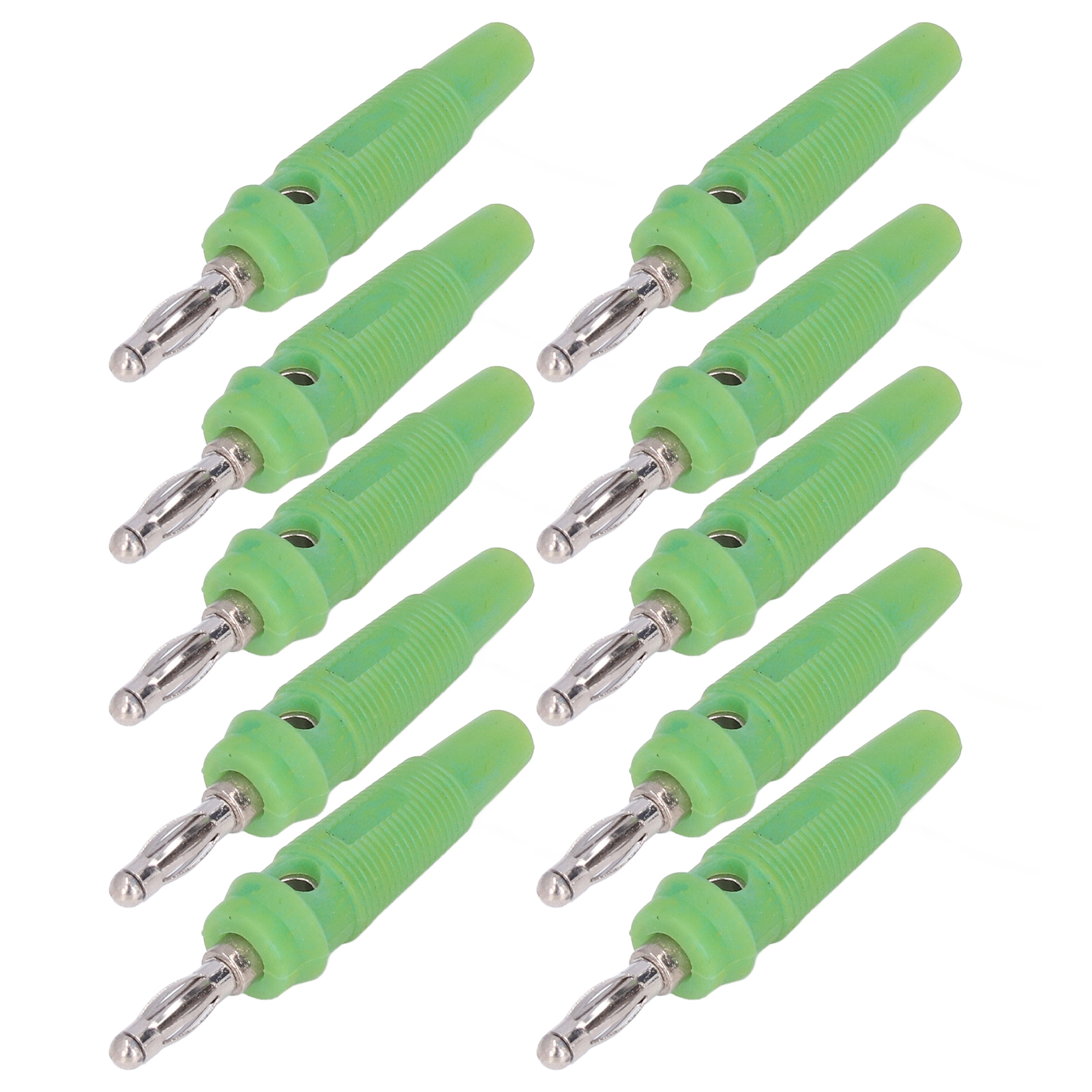 10er-packung 4-mm-bananenstecker-anschlussklemmen Für Schweißgeräte, Ladegeräte Und Generatoren – Grün