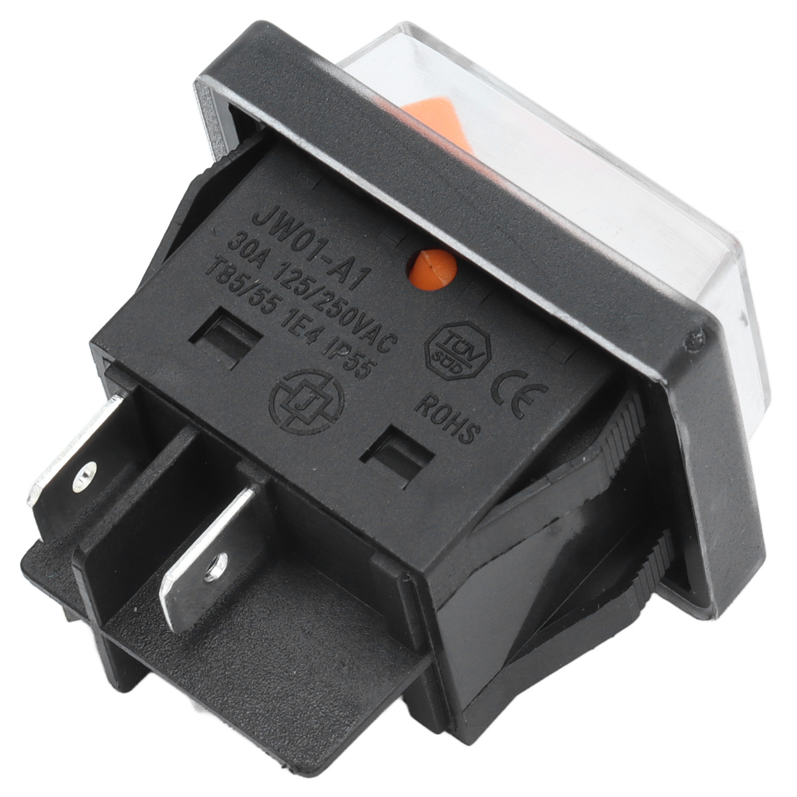 Wasserdichter 4-poliger Abs-ein/aus-schalter Mit Abdeckung Für Boote Und Elektrogeräte, 125/250 V Ac