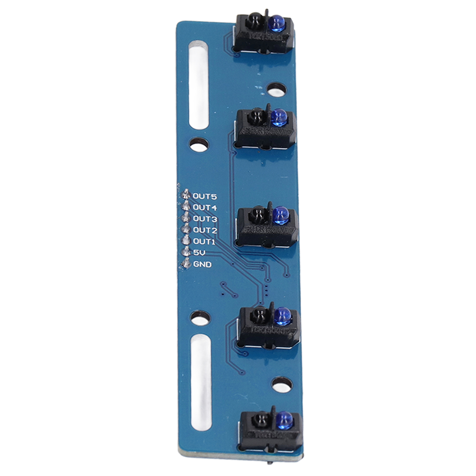 Tcrt5000l 5-kanal-infrarot-linienverfolgungssensor, Reflektierendes Fotoelektrisches Modul, 3,3 V–5 V Kompatibel, Für Roboter