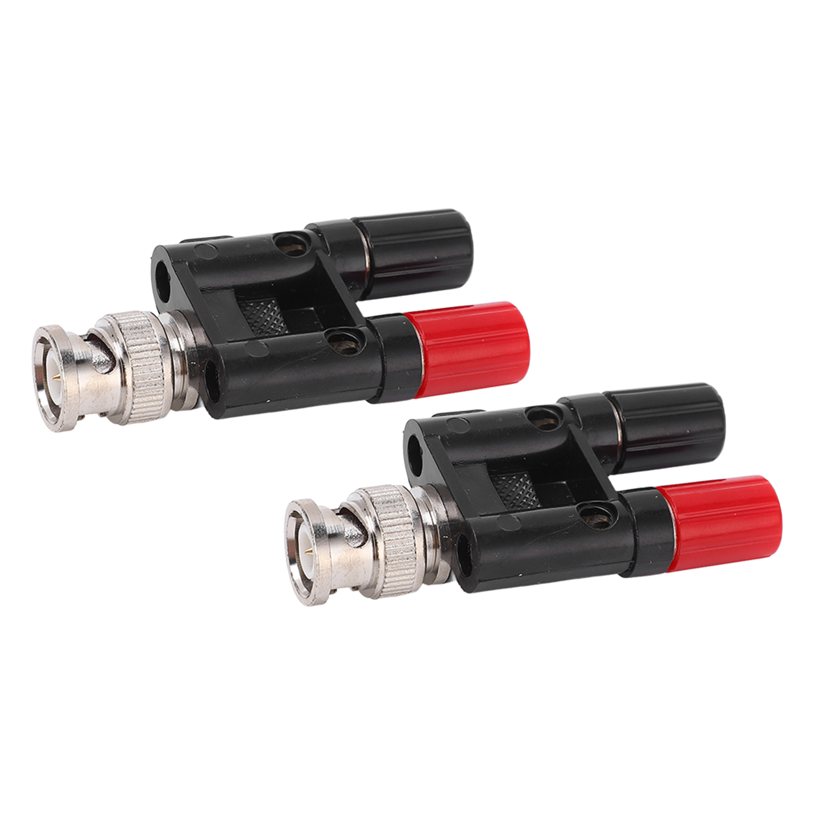 Bnc-stecker Auf Zwei 4-mm-bananenbuchsen-adapter, Hf-koaxialstecker, Verteiler, 2er-pack