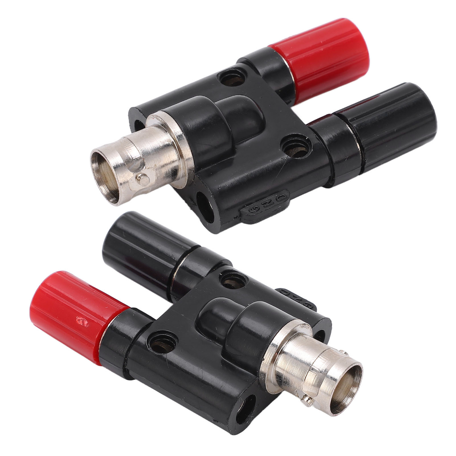 Bnc-buchse Auf 2x 4mm Bananenstecker-adapter, Hf-koaxialstecker, 2er-pack, Verbindungsklemme, Für Audio- Und Elektroniktests.
