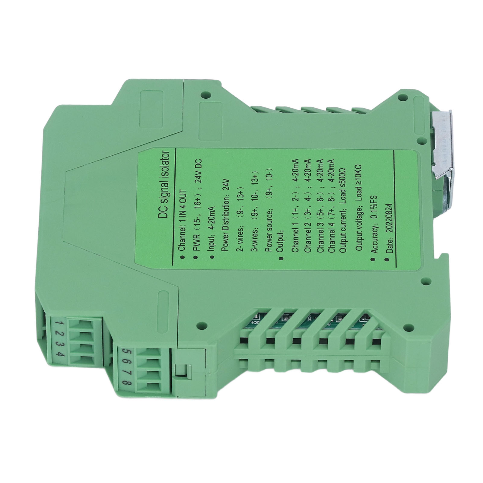 Dc-signalisolator Mit 1 Eingang Und 4 Ausgängen, Sps-transmitter/konditionierer Für Leiterplatte, 4–20-ma-schleife