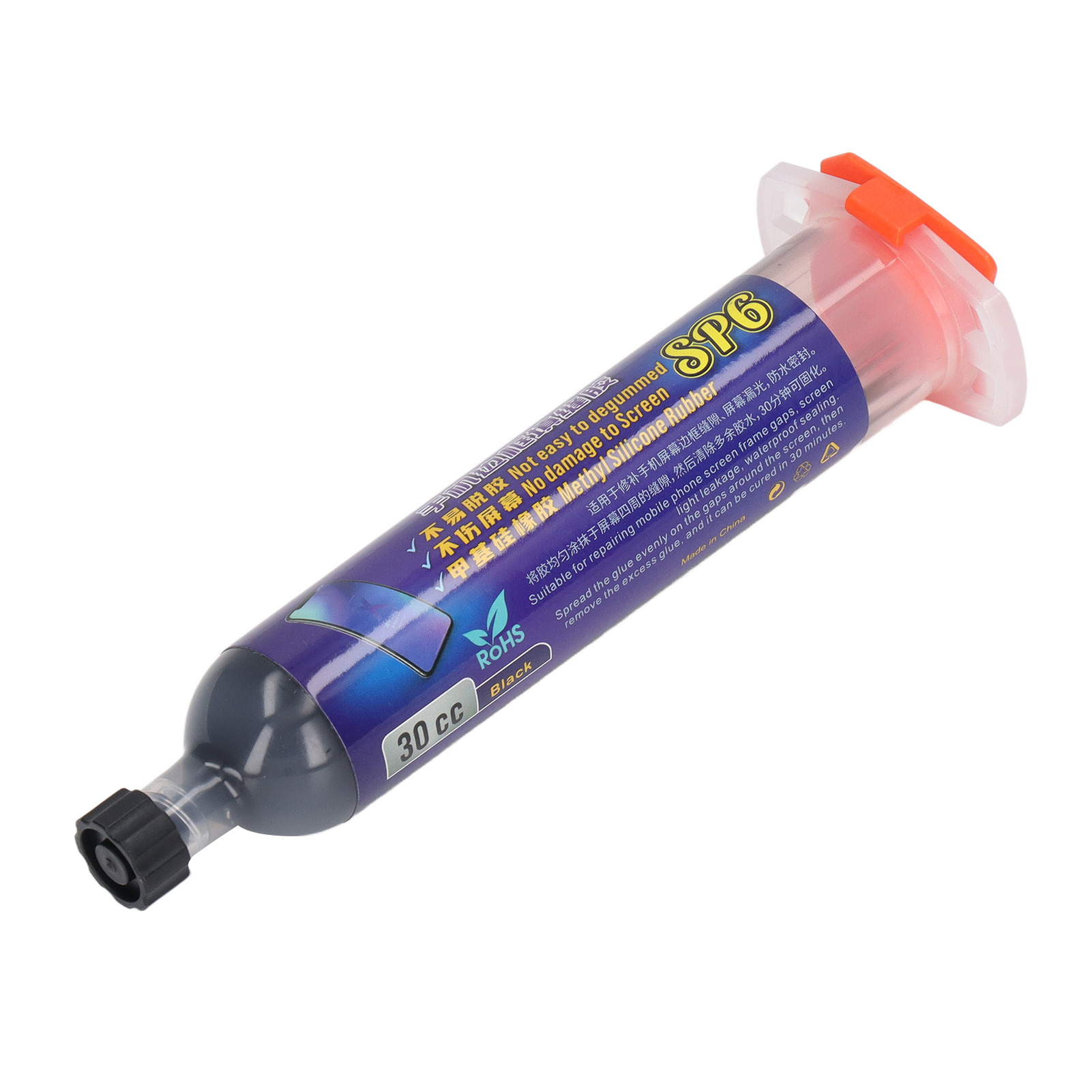 Handy-displayreparaturkleber, Hochfester Klebstoff Für Gebogene Displays, Sp6-reparaturmasse, 30 Minuten Aushärtezeit, Milchig-weiß, 30 Ml