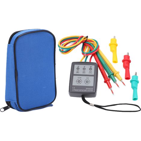 Sp8030 Kompakter, Batterieloser Phasensequenztester, Tragbarer Drehrichtungsanzeiger Für Den Industriellen Einsatz.
