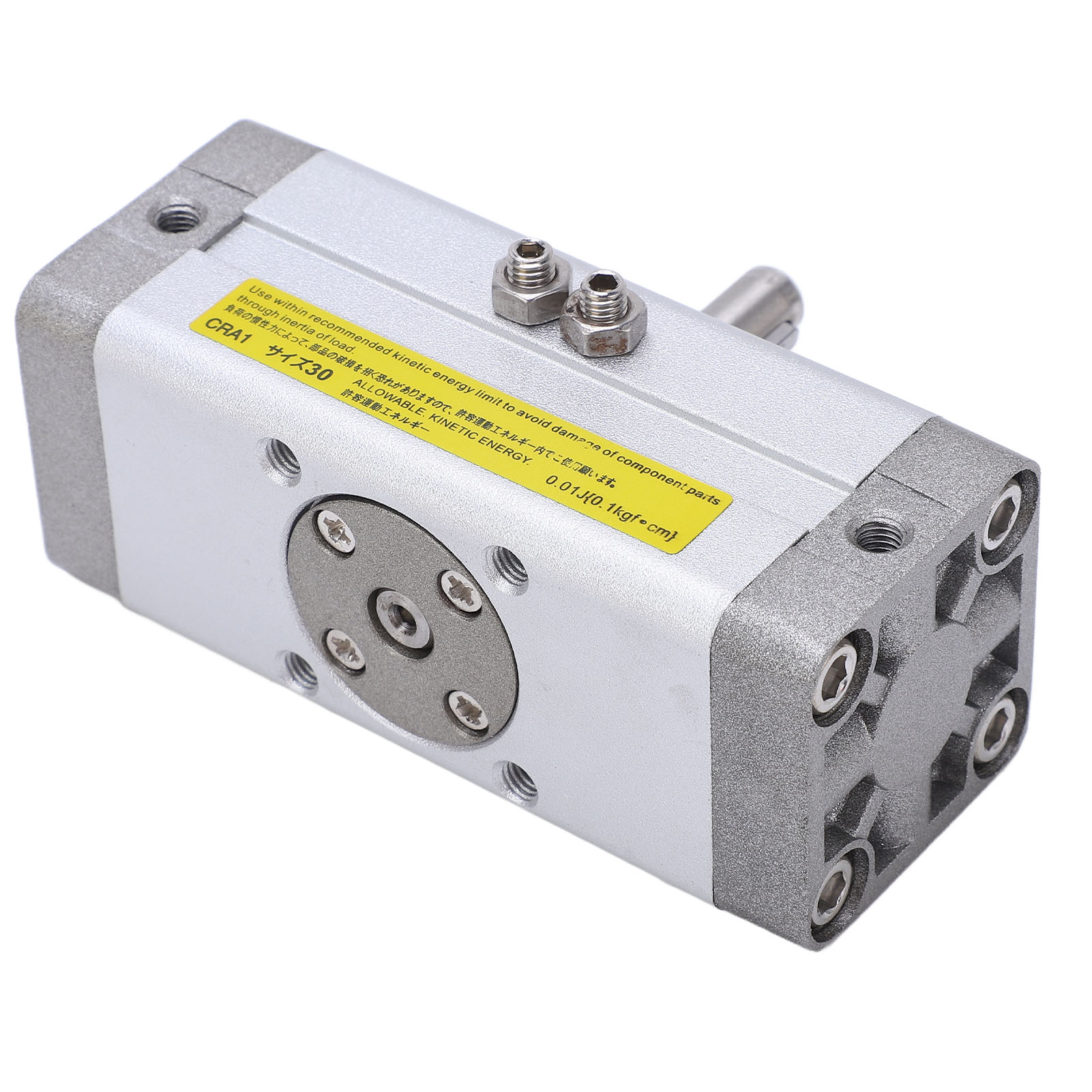 Pneumatischer Drehzahnstangenzylinder, Aluminiumlegierung, Doppelte Abdichtung, Hohes Drehmoment, Cdra1bs32-180, 180°-drehung, Industrielle Anwendung, Hohe Zuverlässigkeit.