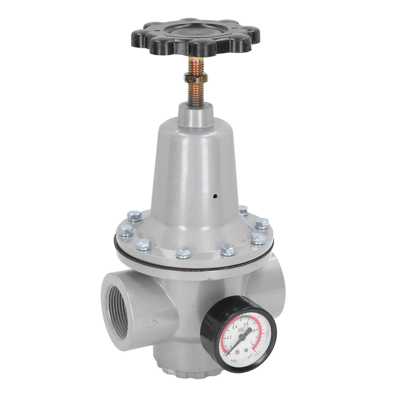 Pneumatischer Druckregler Mit Manometer, Ventil Aus Aluminiumlegierung, 0,1-0,8 Mpa, Für Luftkompressoren.