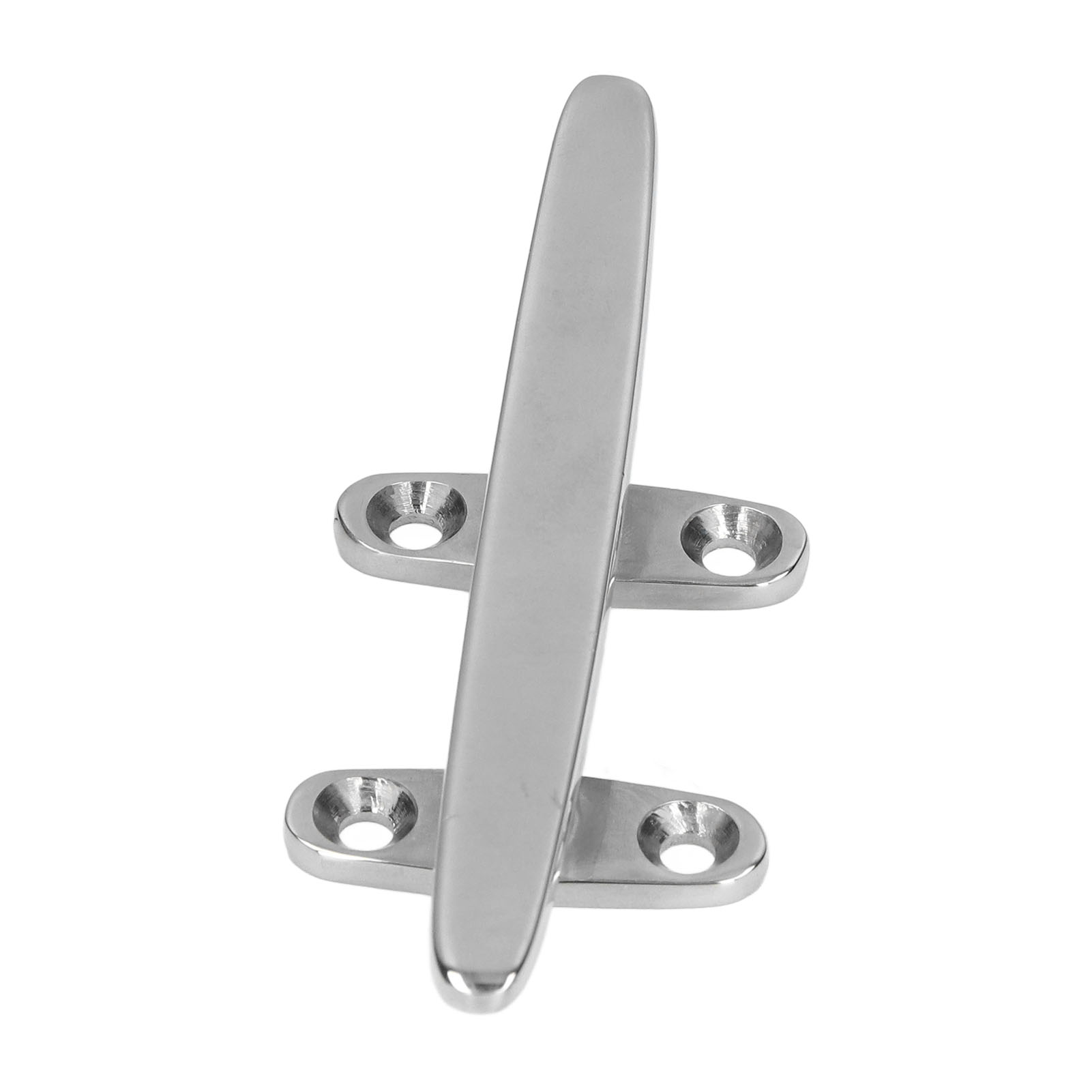 Hochglanzpolierte Bootsklampe Aus Edelstahl 316, Offene, Flache Basis, Für Decks, Docks Und Yachten, Robuste Schiffsbefestigung