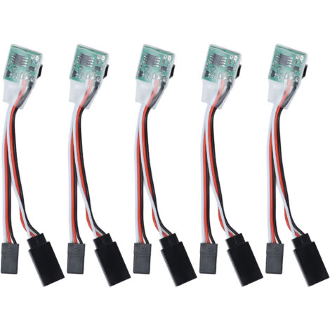 5 Stück Universal-drehumrichter Für Rc-servomotoren, Kompatibel Mit 4-6v Flugzeugen Und Modellflugzeugen