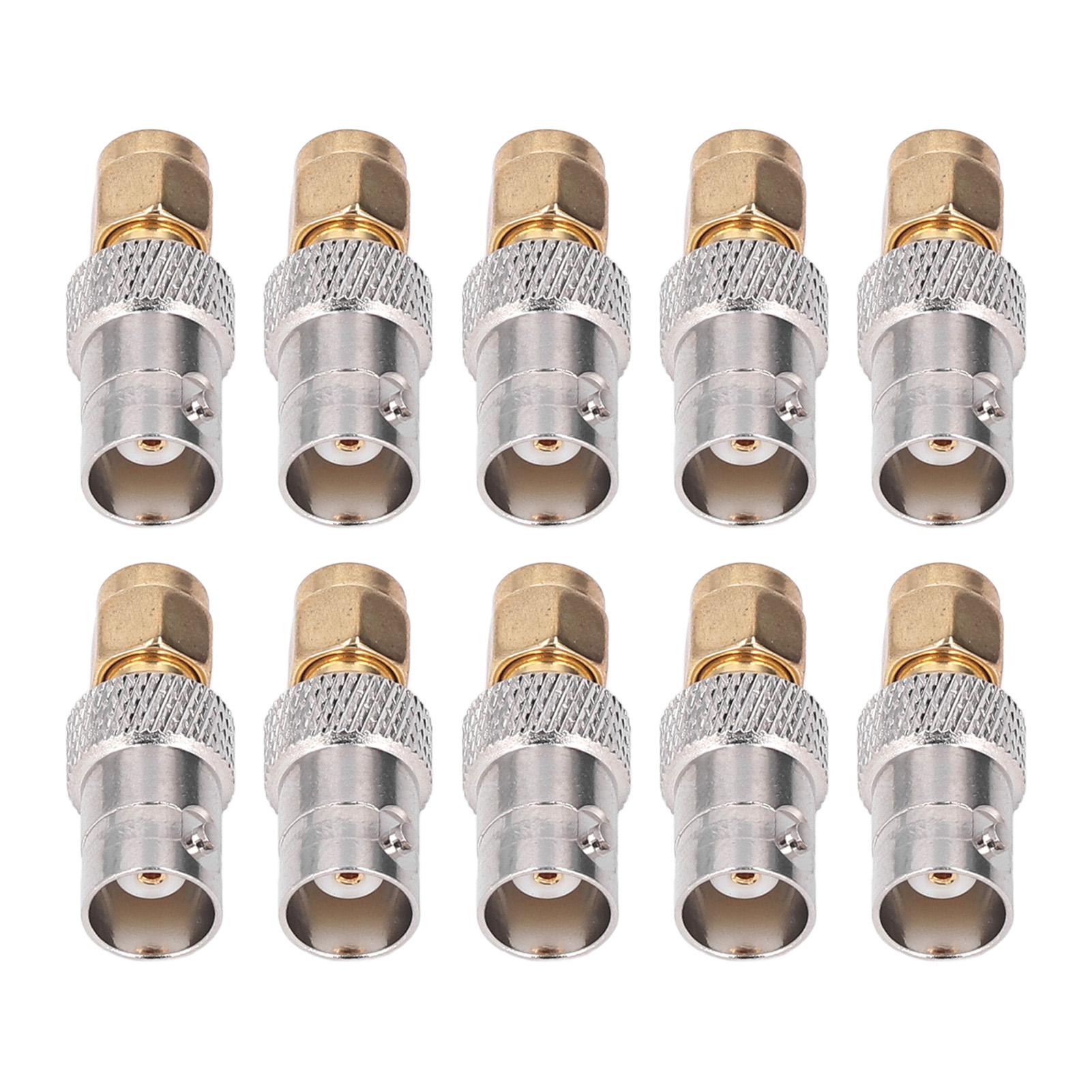 Hf-koaxialadapter, Bnc-buchse Auf Sma-stecker, 10er-pack Koaxialkabelverbinder, Antennenanschluss-set