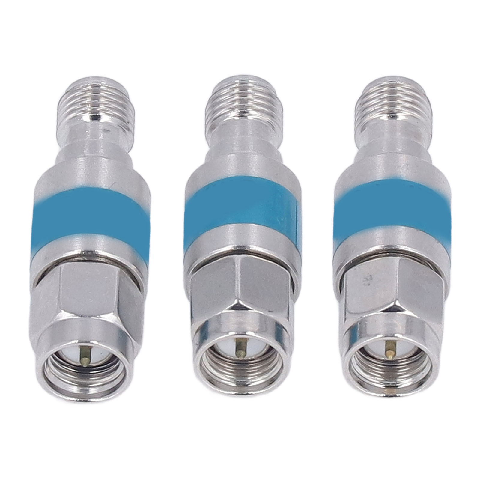 Koaxialer Hf-dämpfungsregler (2 W), Sma-stecker Auf Sma-buchse, Edelstahl, 2 Db, 3er-pack, Dc-blocker, 50-ohm-anschluss
