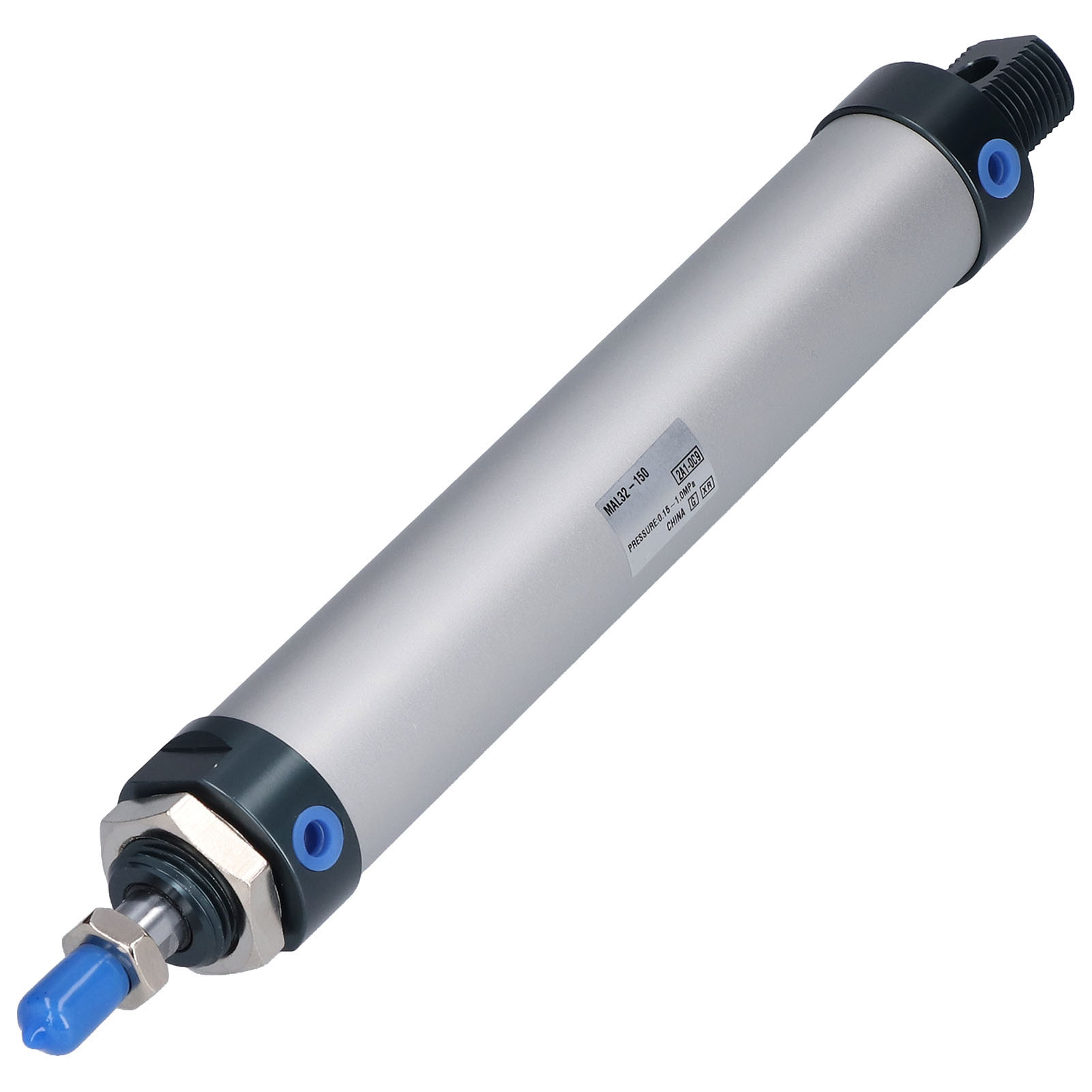 Miniatur-doppelwirkungs-pneumatikzylinder Mal32-150, Ersatzteil Aus Aluminiumlegierung, 150 Mm Hub, Kompakter Zylinder Für Pneumatische Systeme.