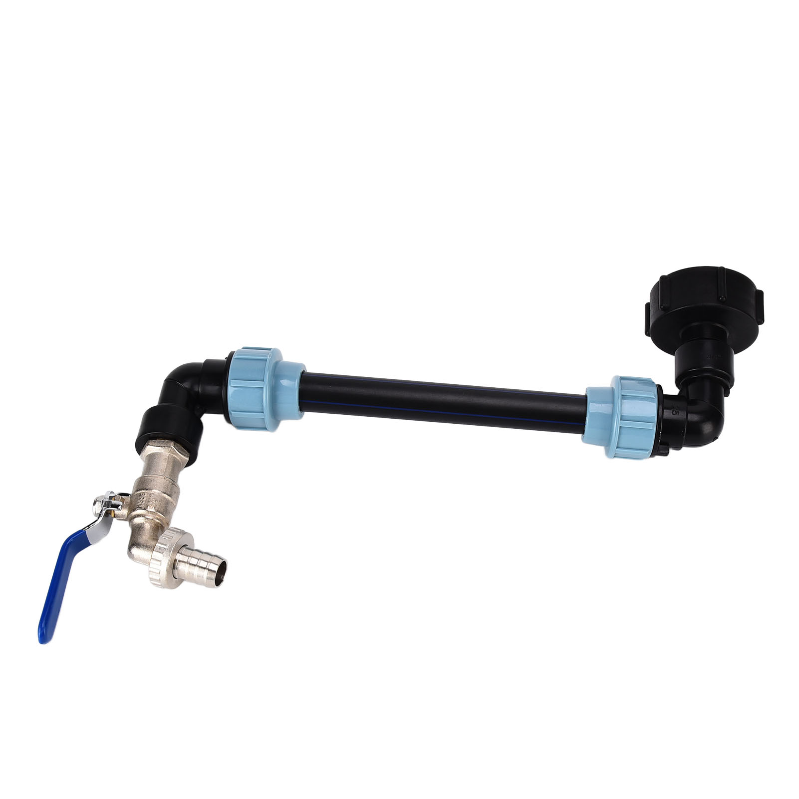 Ibc-winkelstückadapter Für Tank, Zisternenauslauf, Schwanenhalshahn Zum Befüllen Der Gießkanne, 1 Fass, Hebevorrichtung