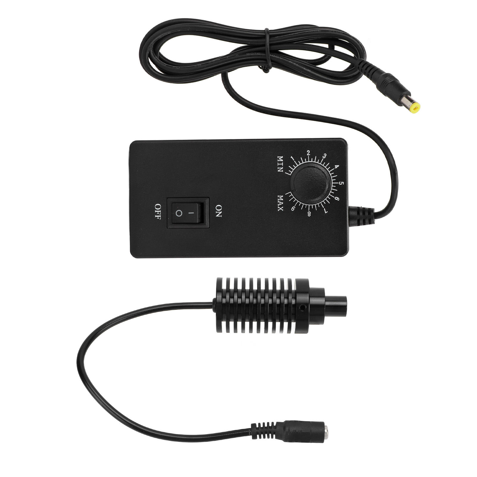 Koaxiale Led-mikroskopleuchte, Einstellbare Intensität, Verschleißfest, Wärmeableitende Eigenschaften, 100–240 V Wechselstrom, 11 Mm Durchmesser, Eu-stecker, Rot