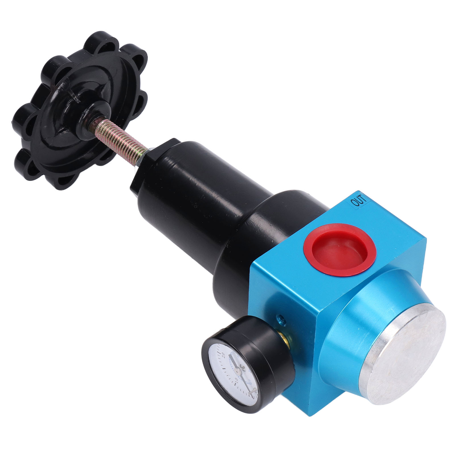Mitteldruckregler, Pneumatischer Regeldruckregler Mit Manometer, Qtyh-20 G3/4, Präzisionsregelventil Für Druckluftkreisläufe.