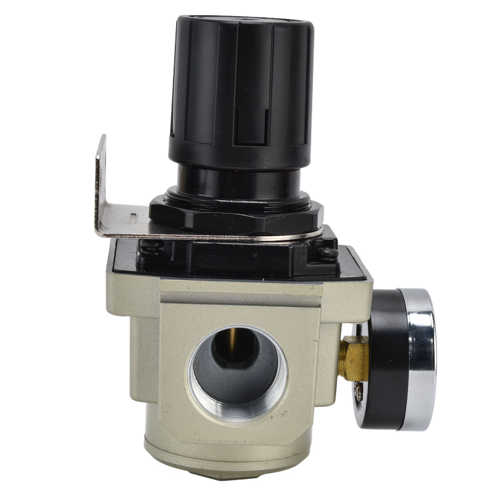 Luftdruckregler Mit Manometer, 0,05–0,8 Mpa Überdruckventil, Regler Aus Aluminiumlegierung, 1-zoll-gewinde