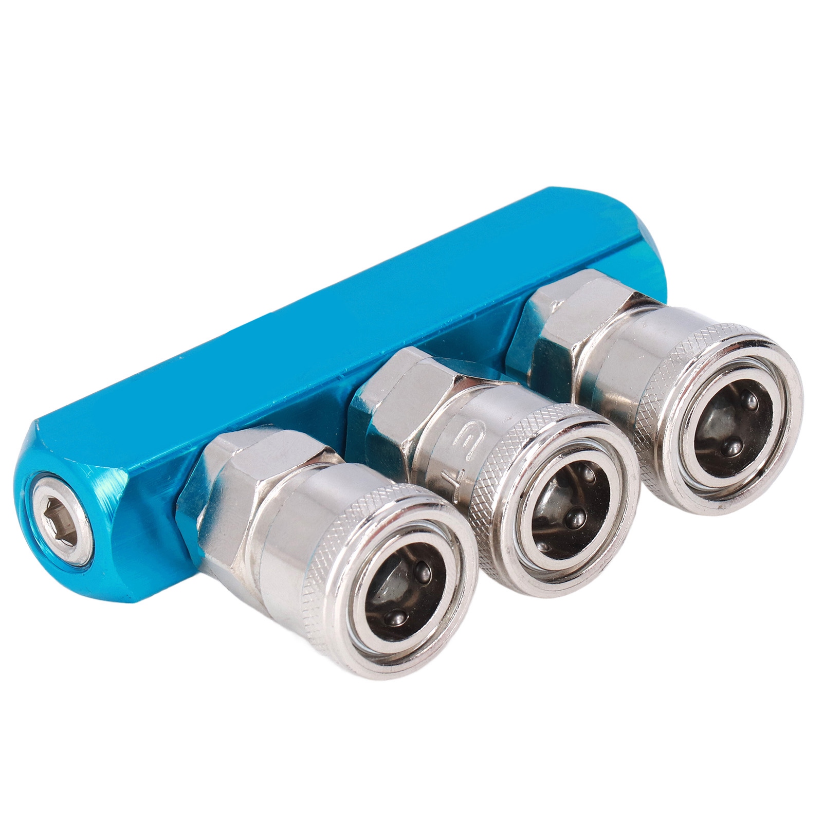G1/4 Luftverteiler, Gerader Pneumatischer Verteilerblock Mit Sml-3 Anschluss, Schlauchverteiler, 3-wege-verteiler.