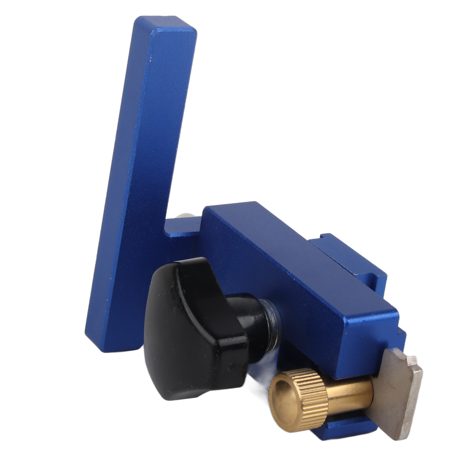 Anschlag Aus Aluminiumlegierung Für Standard-45-t-schiene, Korrosionsbeständiges Holzbearbeitungswerkzeug, Hochbelastbarer Fräsanschlag, Kompatibel Mit Präzisionsschlitten.