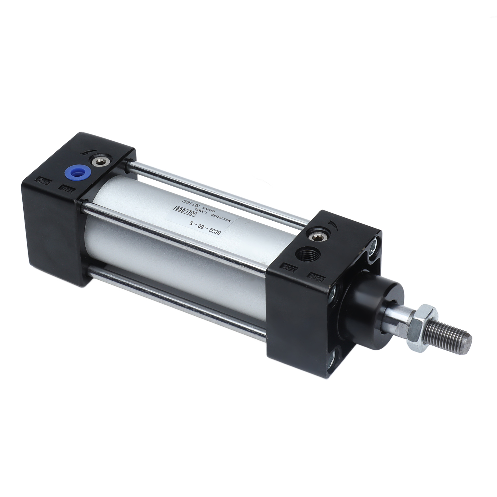 Sc32-50-s Doppeltwirkender Pneumatikzylinder Aus Aluminium Mit Magnet, Kompaktzylinder Für Die Industrielle Automatisierung