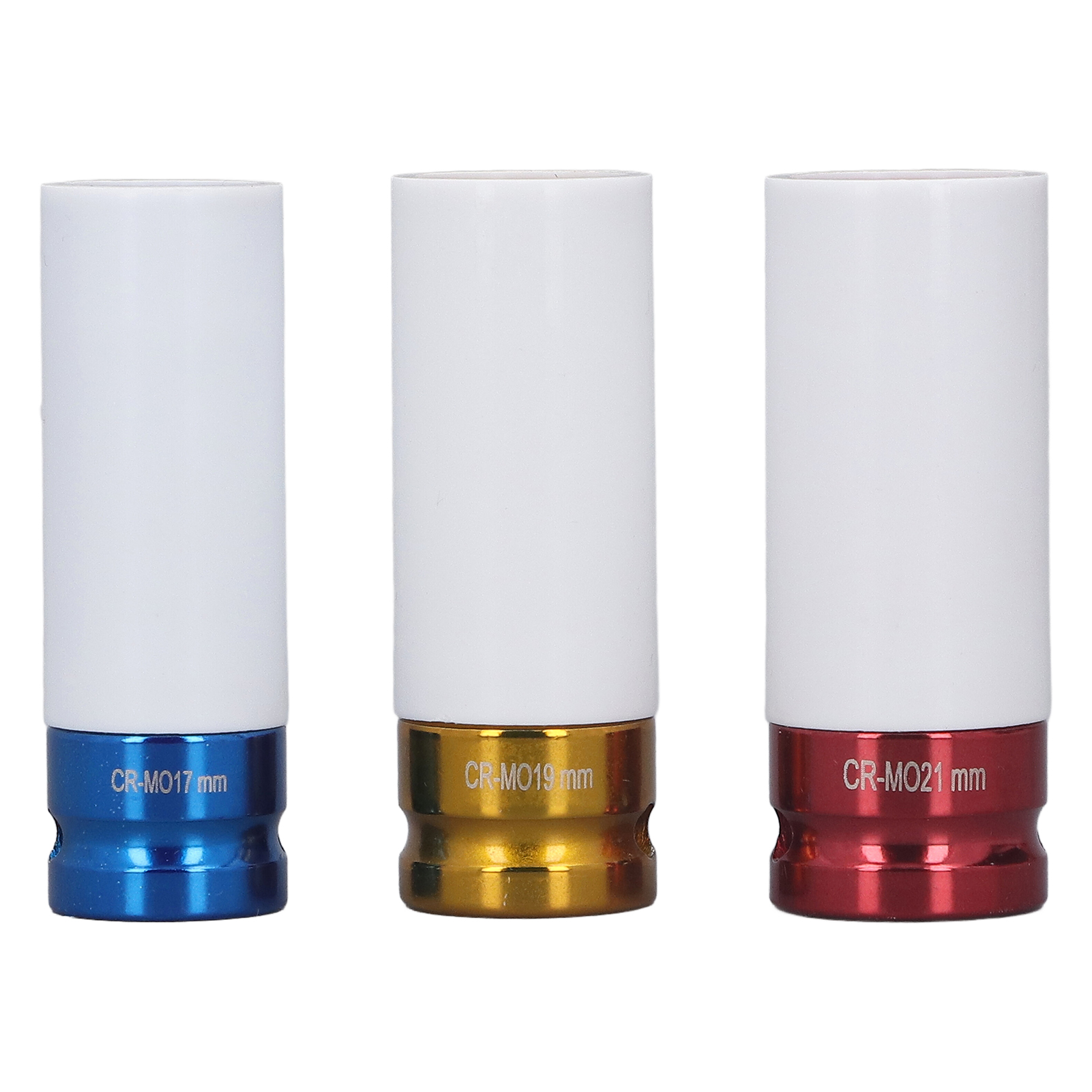 Satz Mit 3 Radmutternschlüsseln, Crmo-legierung, Farbiger Schutz, Größen 17 Mm, 19 Mm, 21 Mm, Robustes Autozubehör.