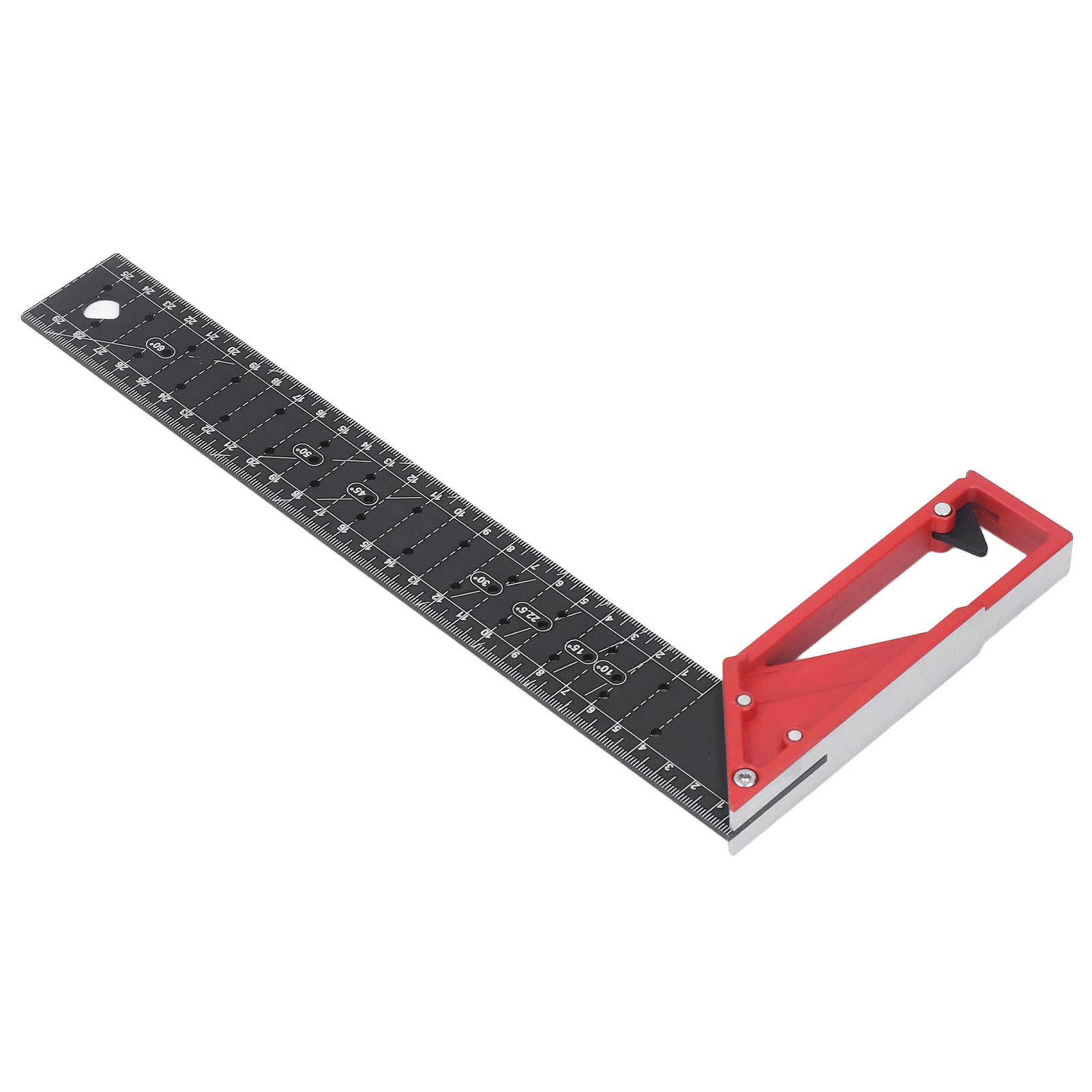 Professioneller Mehrwinkel-zimmermannswinkel, 30 Cm L-förmiger Aluminium-markierungslineal, Messwerkzeug Für Zimmerleute, Präzision Und Langlebigkeit.