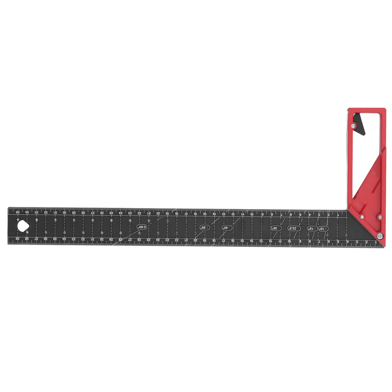 Professioneller Mehrwinkel-winkel Aus Aluminium, L-förmiger Anreißwinkel Für Schreiner, 40 Cm / 15,7 Zoll