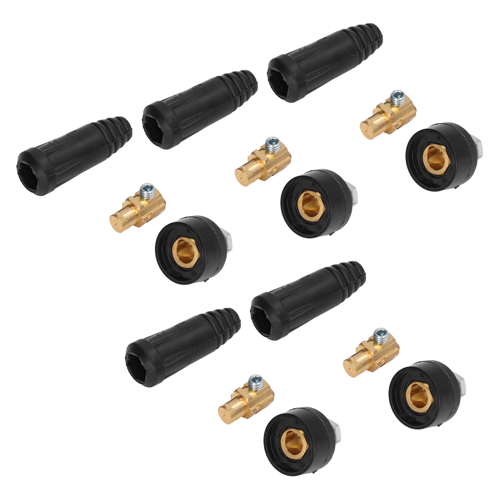 Schnellverbinder Für Schweißkabel, 5er-packung Europäischer Stecker/buchsen 200–315 A Für Maschinen
