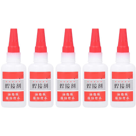5er-pack Extra Starker Klebstoff À 50 Ml Zum Schweißen Von Metall, Holz Und Keramik – Reparatur Und Heimwerken