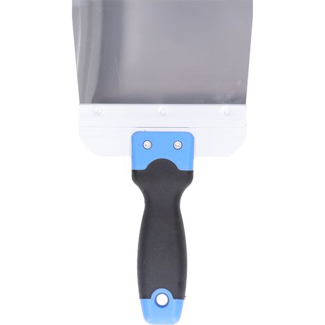 Hochglanzpolierter Edelstahlspachtel, 150 Mm (6 Zoll), Für Autoreparaturen, Abkratzen Und Klebebandentfernung Weicher, Rutschfester Gummigriff