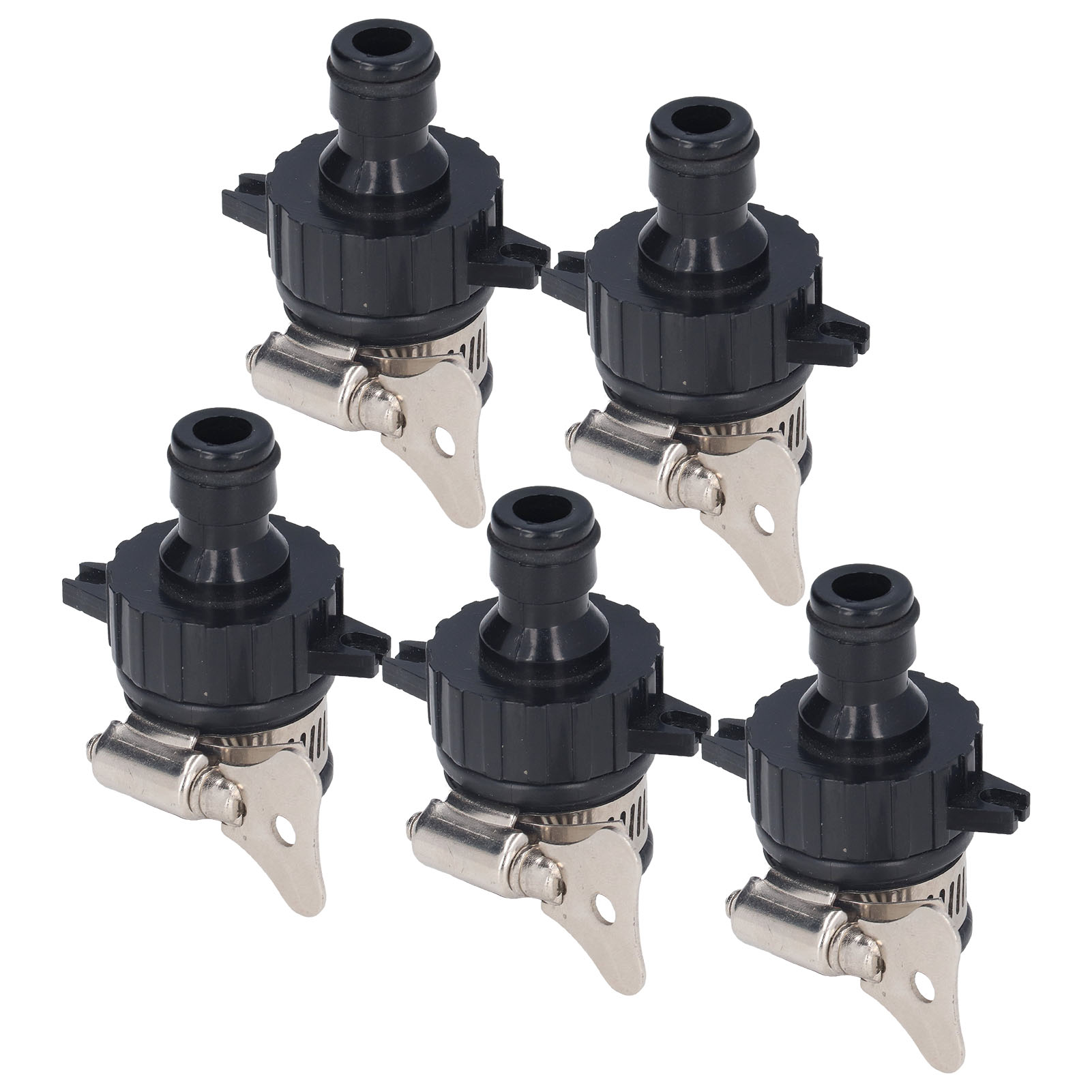 5-teiliger Wasserhahn-anschlussadapter, Universeller Mischbatterieanschluss, Flexibler Schlauchanschluss Für Garten- Und Küchenschläuche, Ø 14–24 Mm