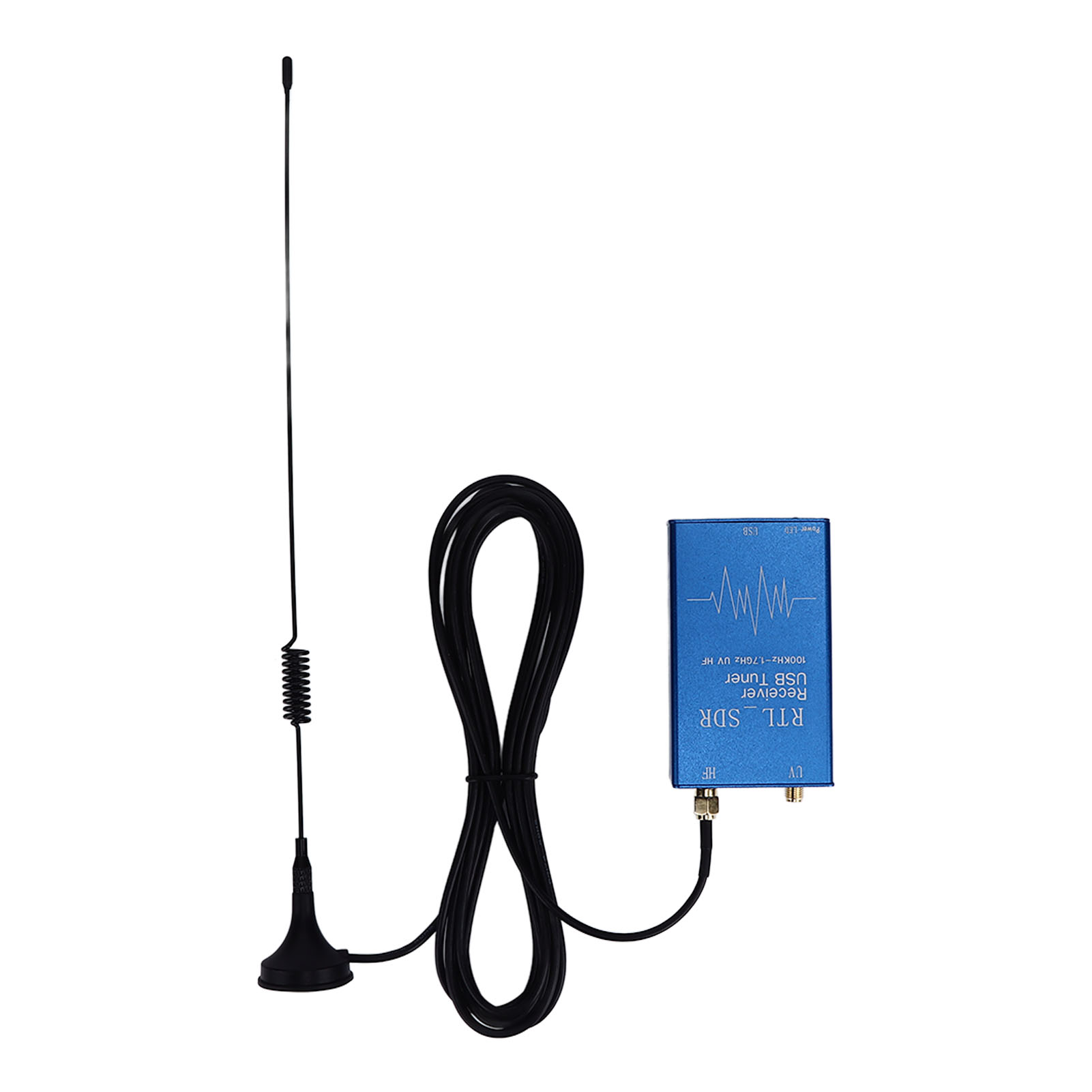 Rtl Usb Sdr-empfänger 100 Khz-1,7 Ghz, Vollband-hf/uhf-radiotuner, Elektronisches Bauteil Xr-105, Software-radio, Vhf/uhf-empfang, Sdr-dongle Zum Hören Und Experimentieren.