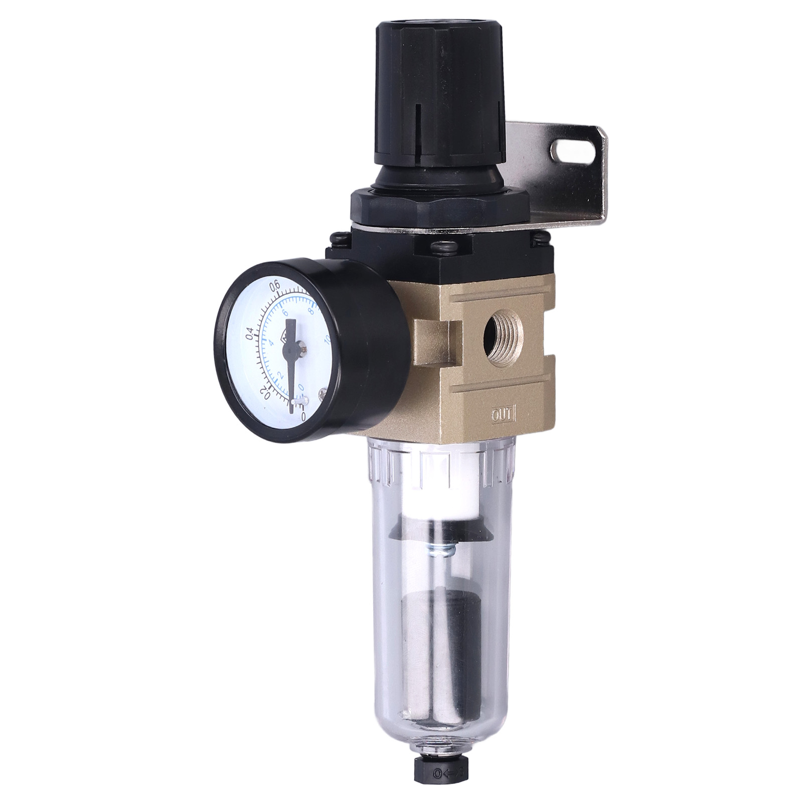 Pneumatischer Wasser-öl-abscheider Aus Aluminium Und Edelstahl, Automatischer Luftfilter Mit Ablassventil, Pc-druckregler, Kompressor-filtersatz
