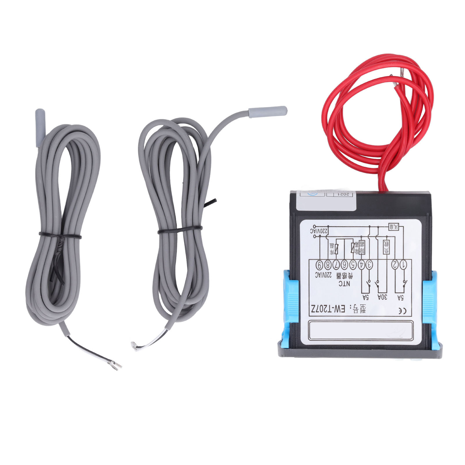 Wasserdichter Digitaler Thermostat Für Kühlgeräte, Ac220v Temperaturregler, Automatische Abtaufunktion Für Kühlräume Und Gefrierschränke