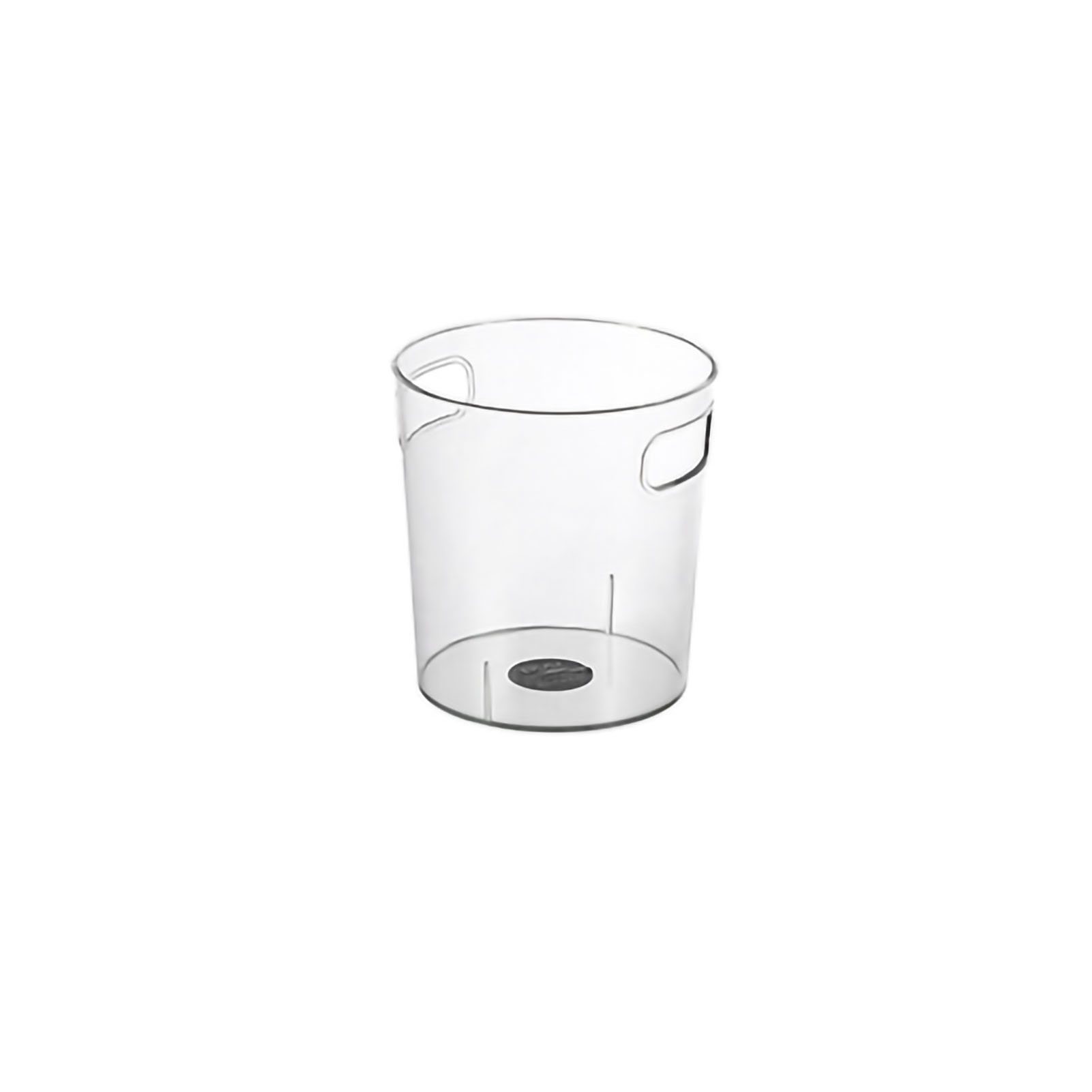Druckbeständiger, Transparenter Pet-eiskübel, Kleiner Büroeimer, Küchen-, Wohnzimmer-, Schlafzimmer-, Kompakter Aufbewahrungseimer.