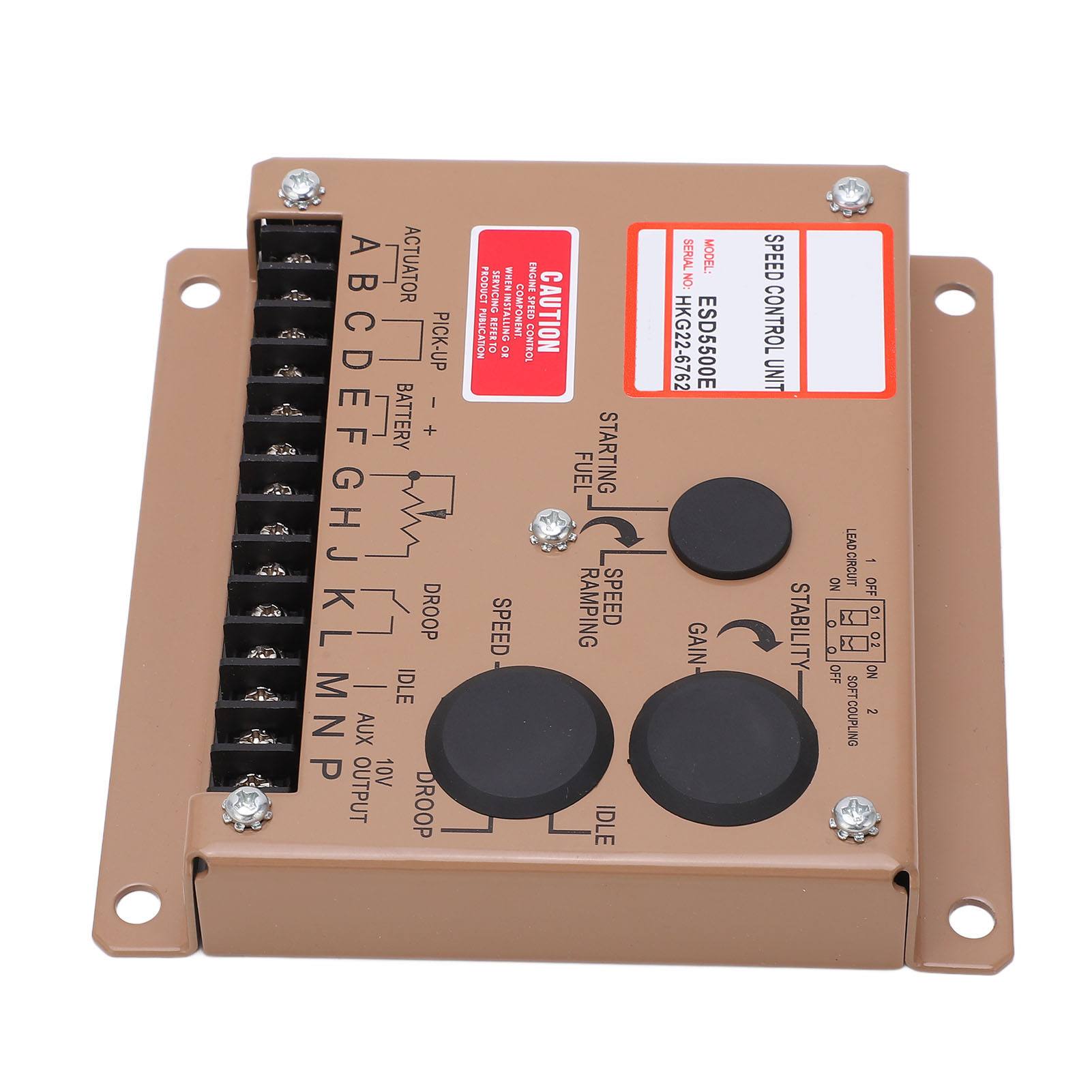Esd5500e Elektronischer Drehzahlregler Für Dieselmotoren, Sanftanlauf- Und Leerlaufregler, Generator, 12 V/24 V Dc